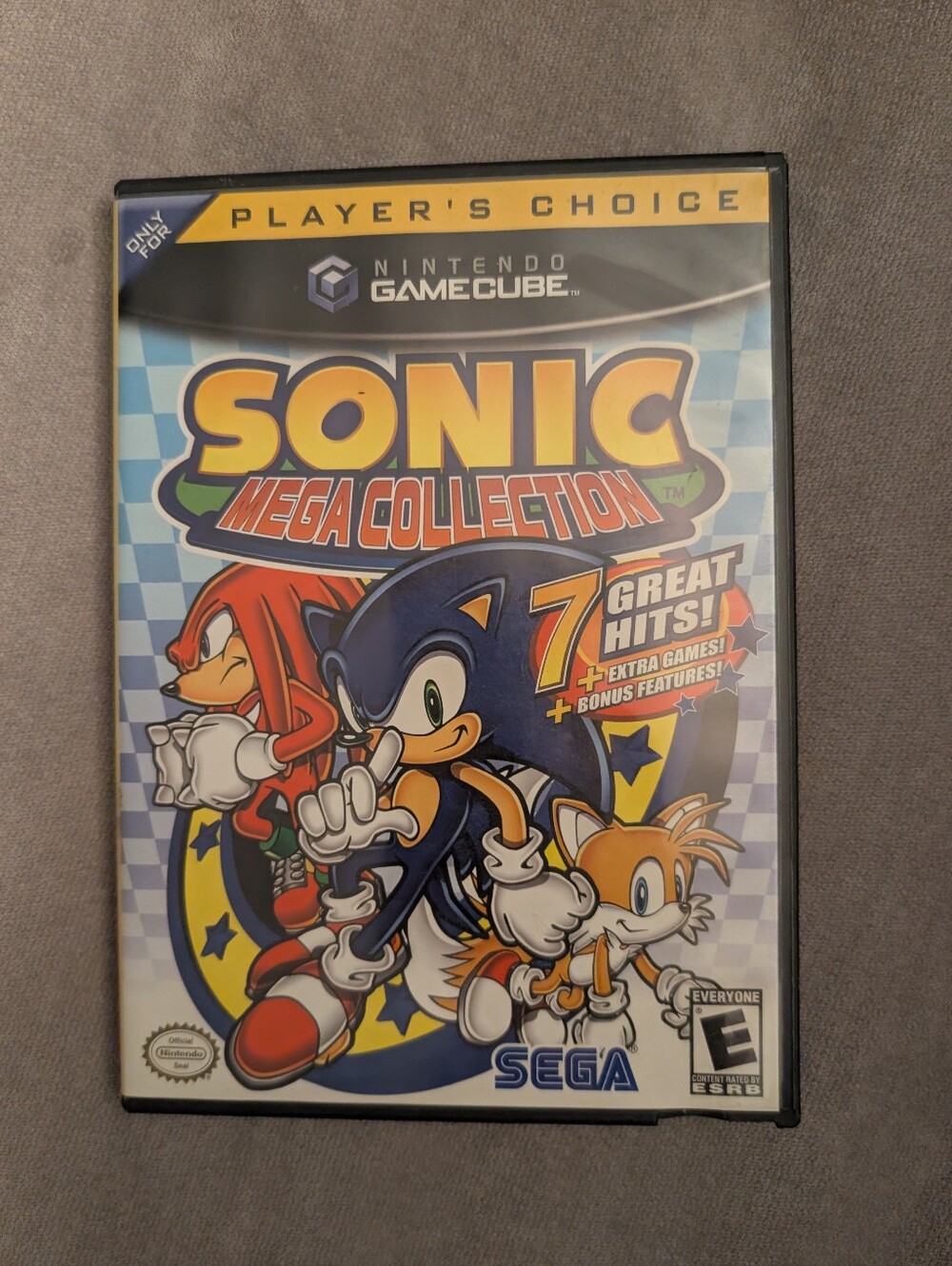 Sonic Mega Collection GameCube- Blue Cover